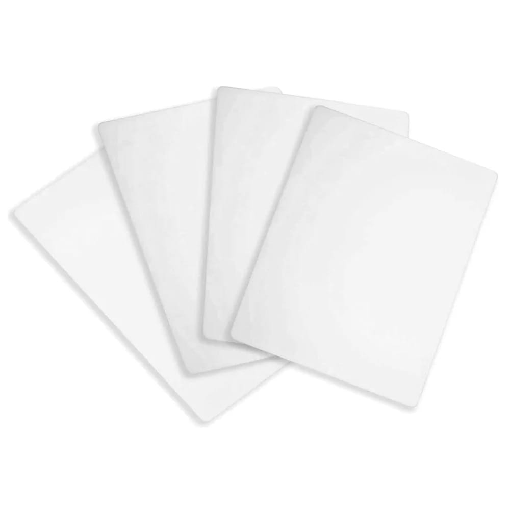 Thirteen Chefs Commercial Grade White Cutting Mats, 15" x 12", 4 Pack