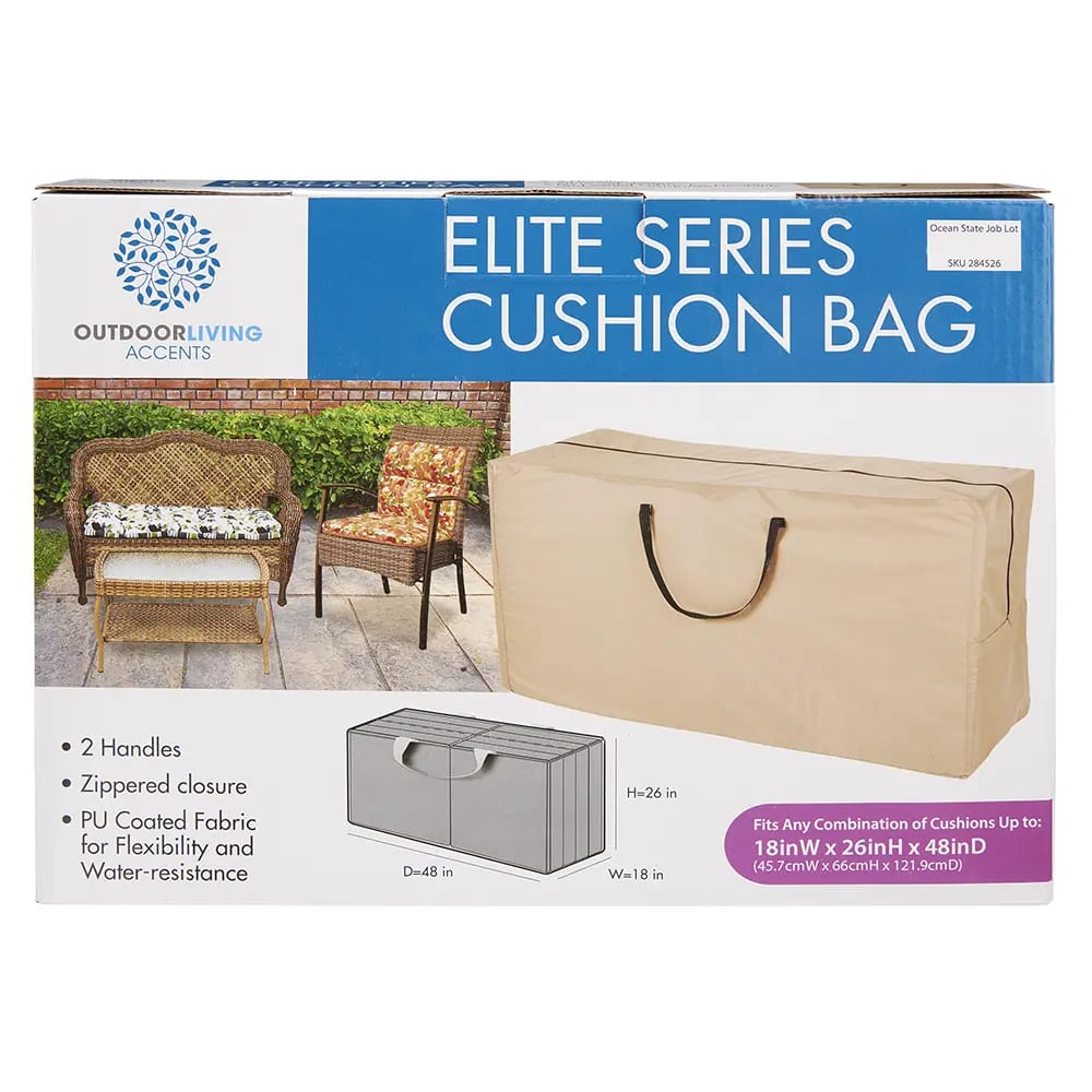 Outdoor Living Accents Elite Series Cushion Bag, 48"