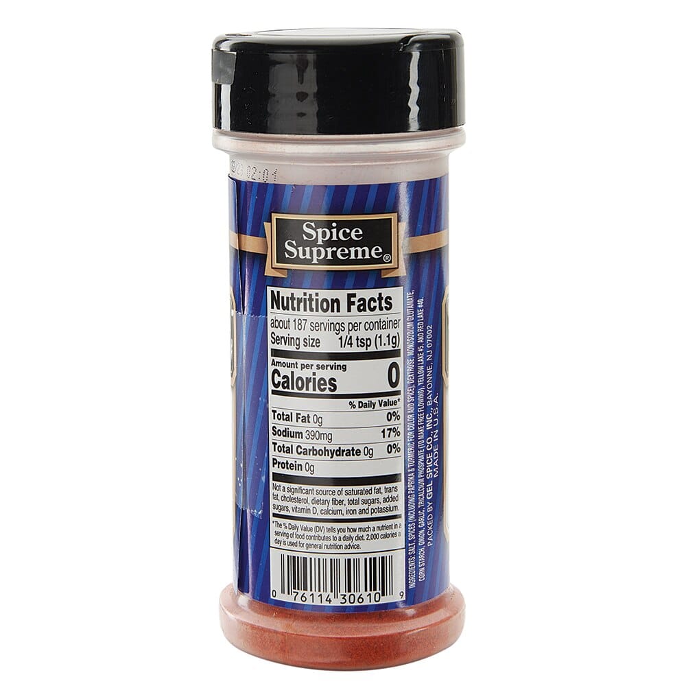 Spice Supreme Seasoned Salt, 7.25 oz
