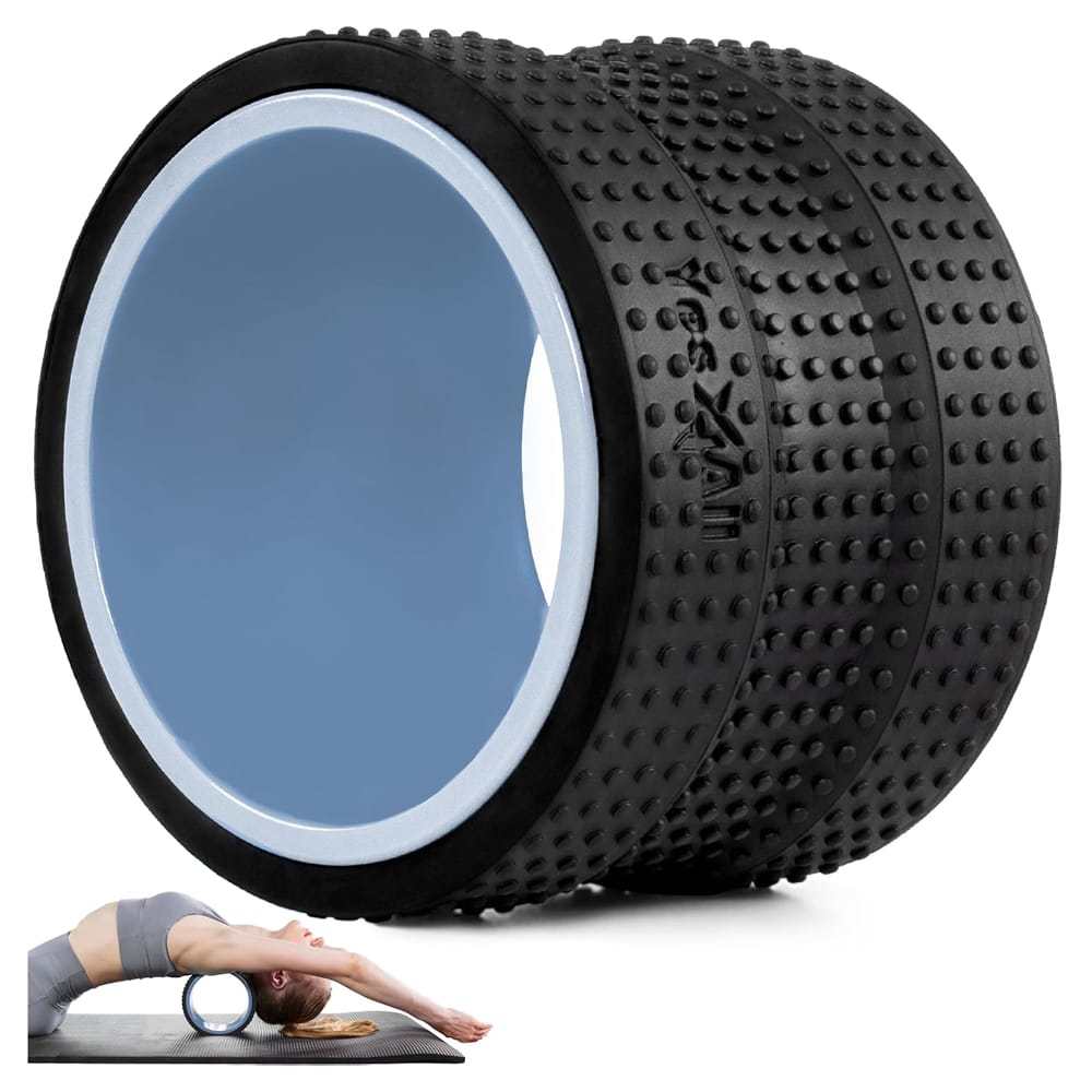 Yes4All Yoga Wheel Roller, Blue, 6"