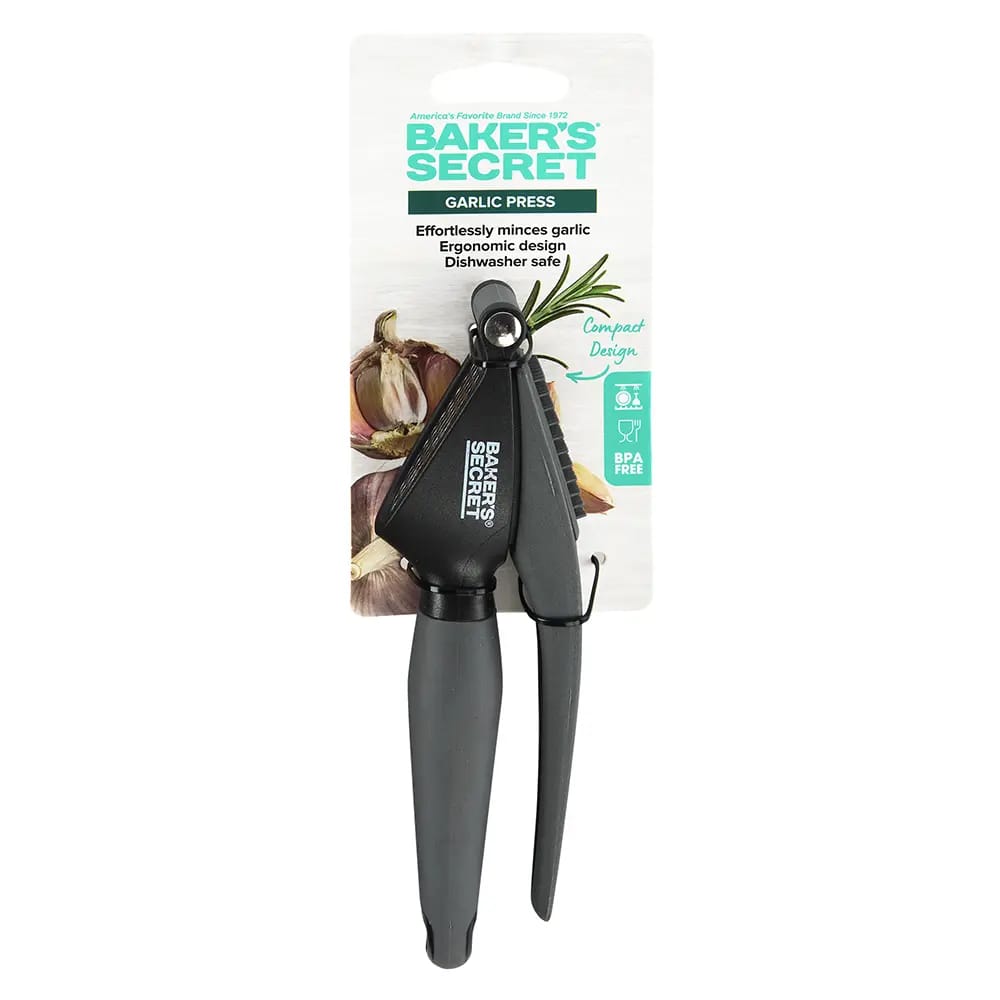 Baker's Secret Stainless Steel Garlic Press