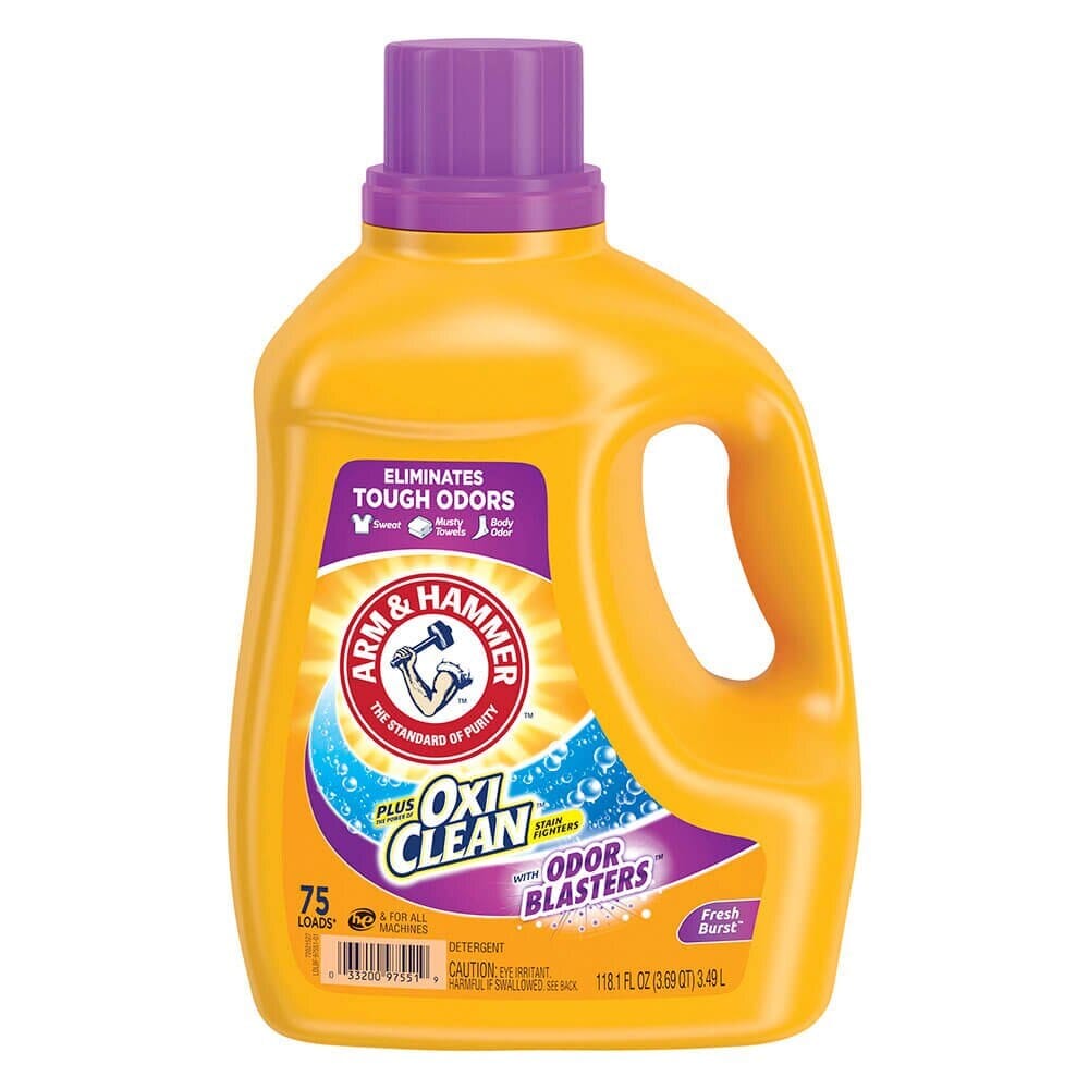 Arm & Hammer Plus Oxi Clean with Odor Blasters Detergent, 118.1 oz