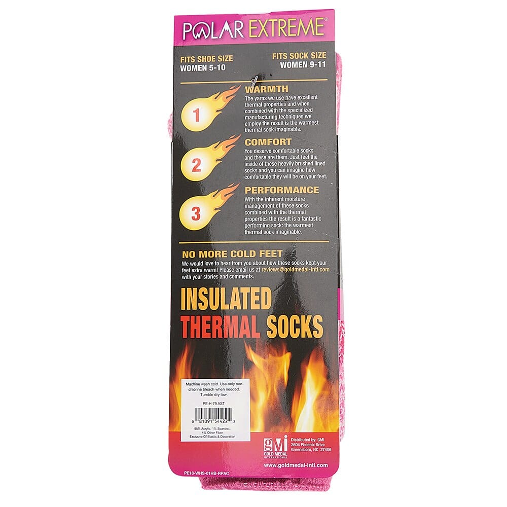 Polar Extreme Women's Insulated Thermal Socks