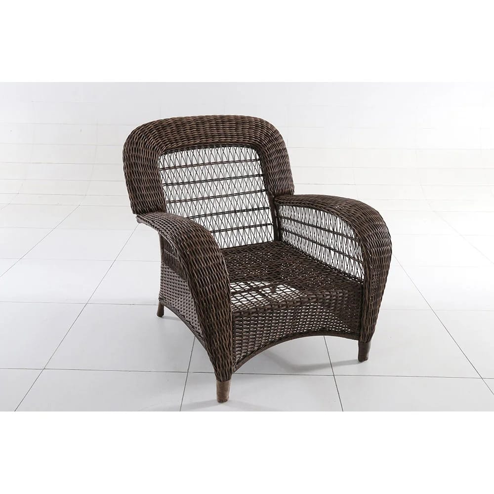 Hampton Bay Beacon Park Outdoor Patio Chair, Brown