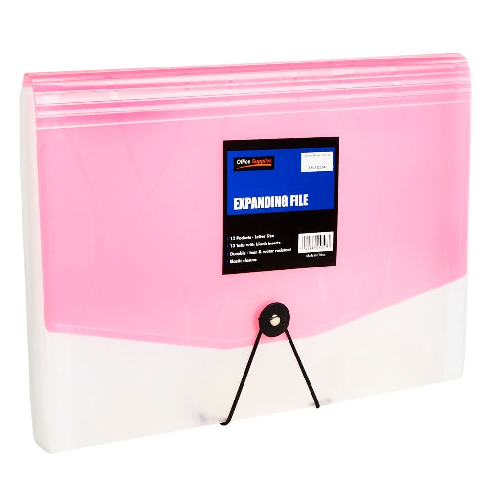 Office Supplies Expanding File Folder