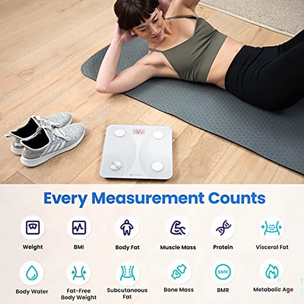 Etekcity Smart Fitness Scale, White