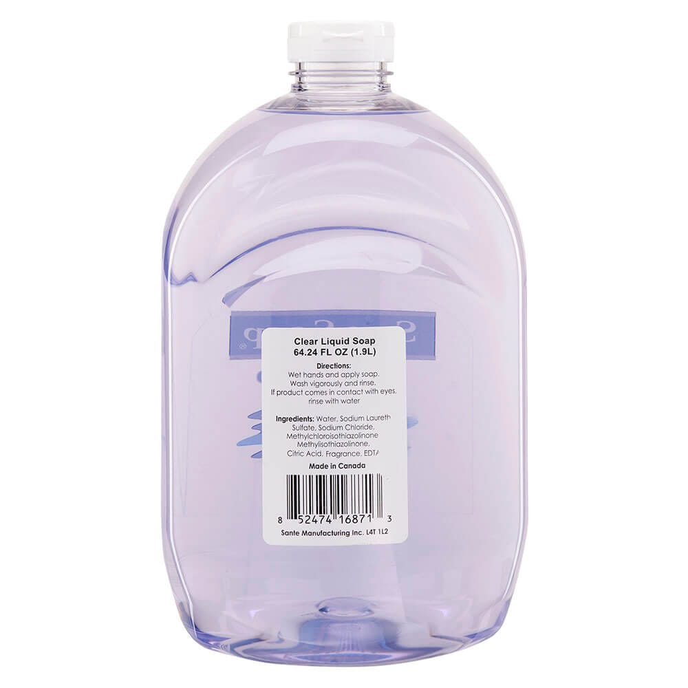 Spa Soap Clear Liquid Soap Refill, 64.24 oz