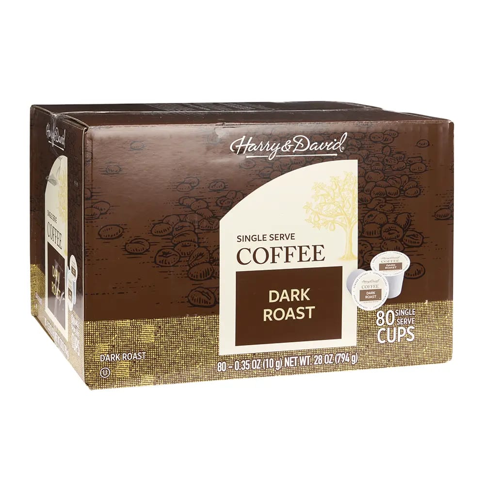 Harry & David Single Serve Coffee Dark Roast, 80pk.