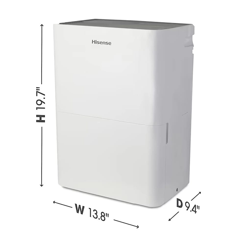 Hisense 35 -Pint 2 -Speed Dehumidifier, White (Factory Refurbished)