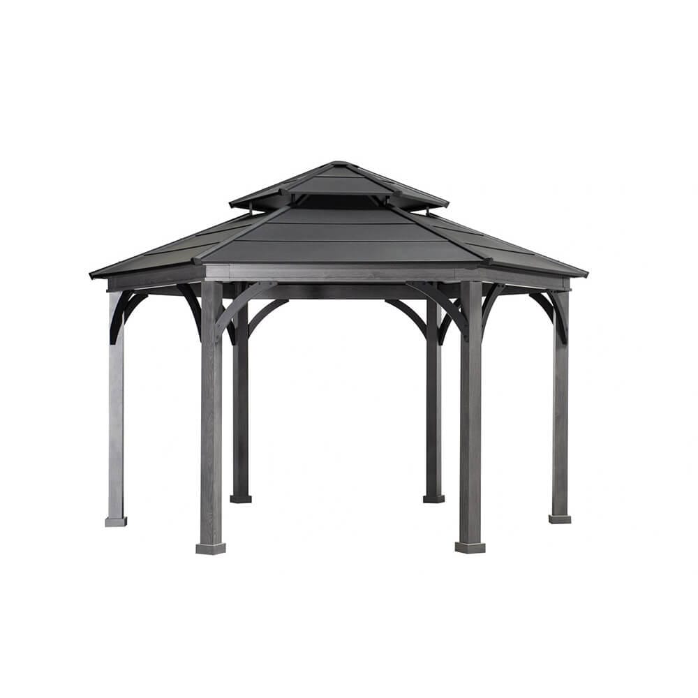 Ashland 14.7' x 14.7' Hexagonal Hardtop Gazebo