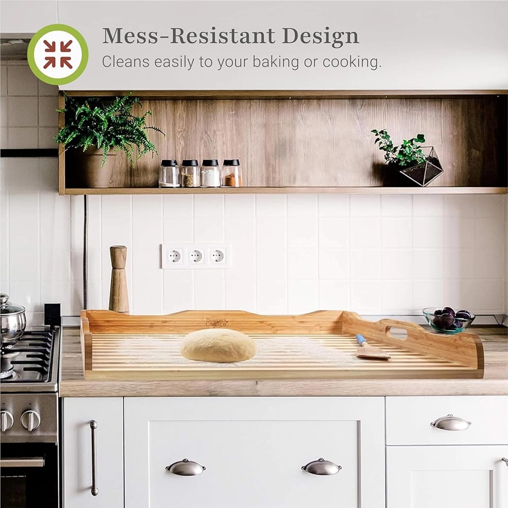 Prosumer's Choice Bamboo Stove Top Cover, 29.5" x 21"
