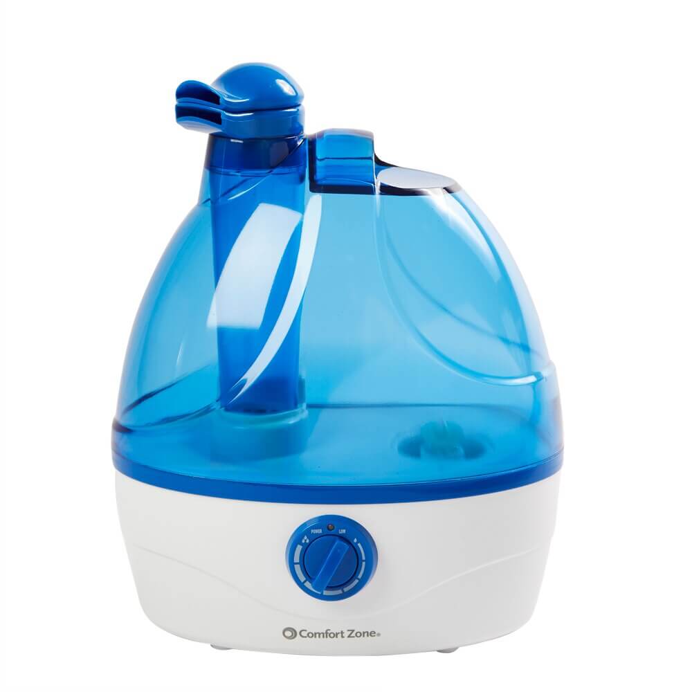 Comfort Zone Ultrasonic Humidifier with Dual Nozzles, 2.3 L