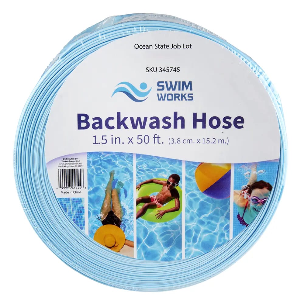 SwimWorks Back Wash Hose, 1.5" x 50'