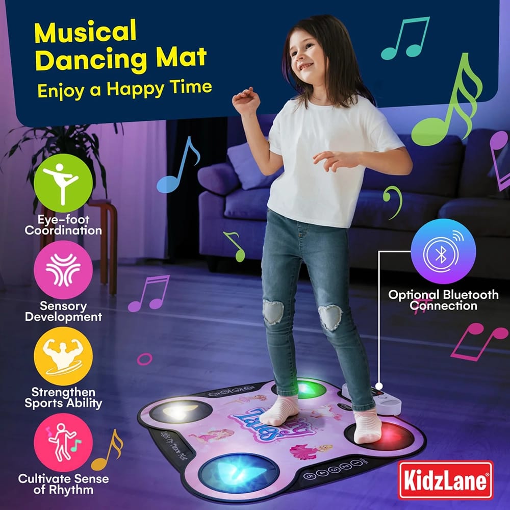 Kidzlane Light Up DJ Dance Mat, Fairy Tales
