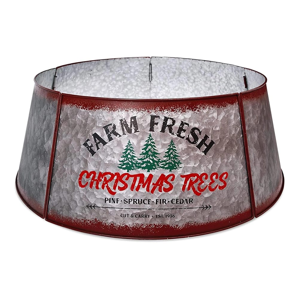 Hallops Large to Small Galvanized Tree Collar