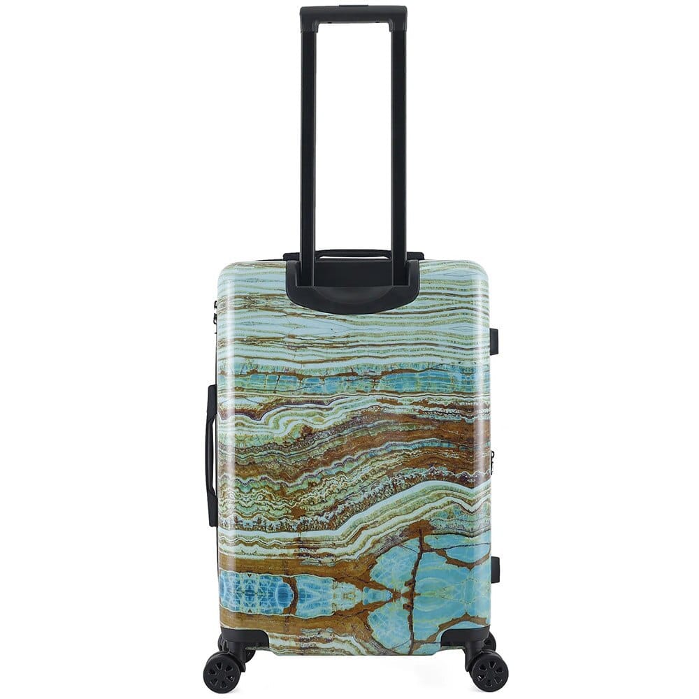 TUCCI Italy Earth Art Emerald Marble 3-Piece Set (20", 24", 28") Luggage Set