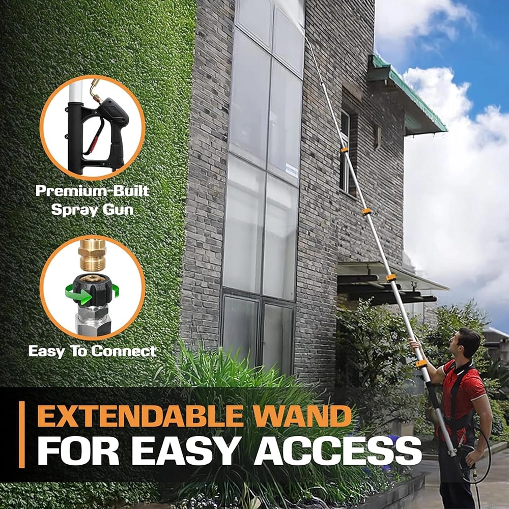 Edou 20' Telescoping Pressure Washer Wand