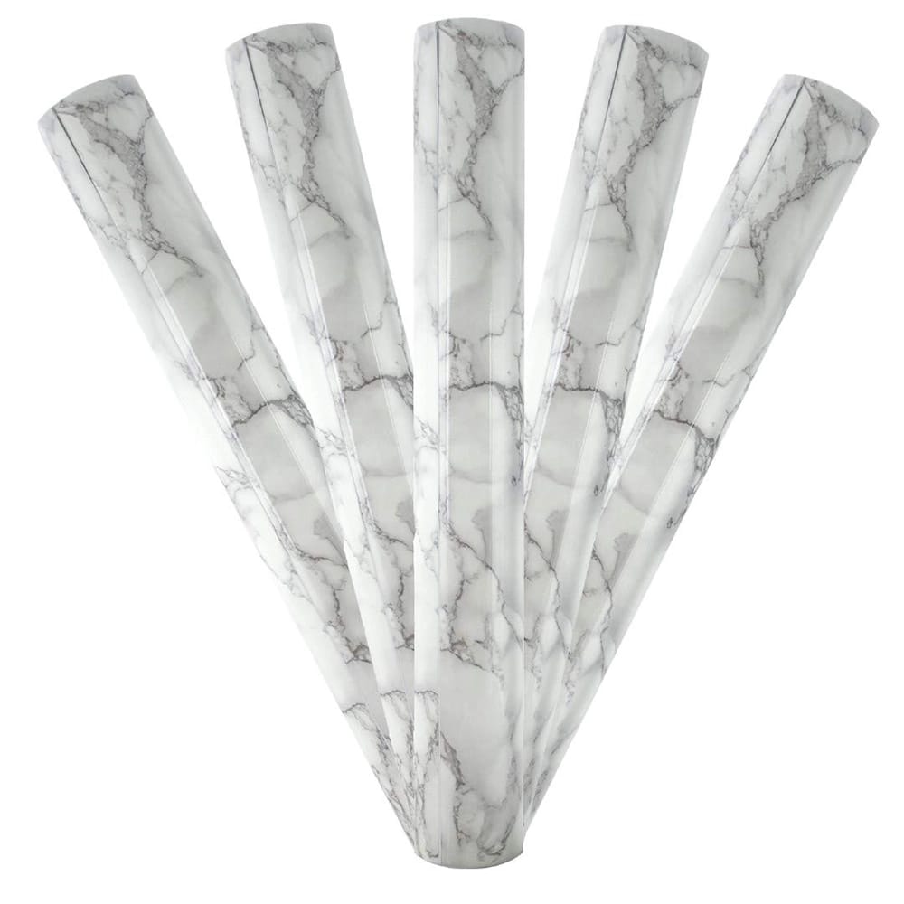 Craftopia Adhesive Vinyl Roll, Marble, 5 Pack