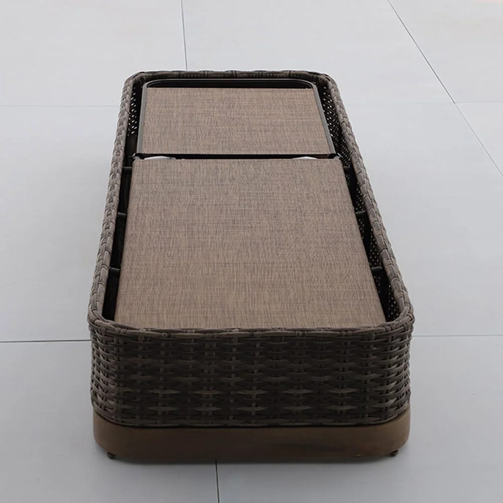 Home Decorators Collection Avondale Resin Wicker Chaise, Brown