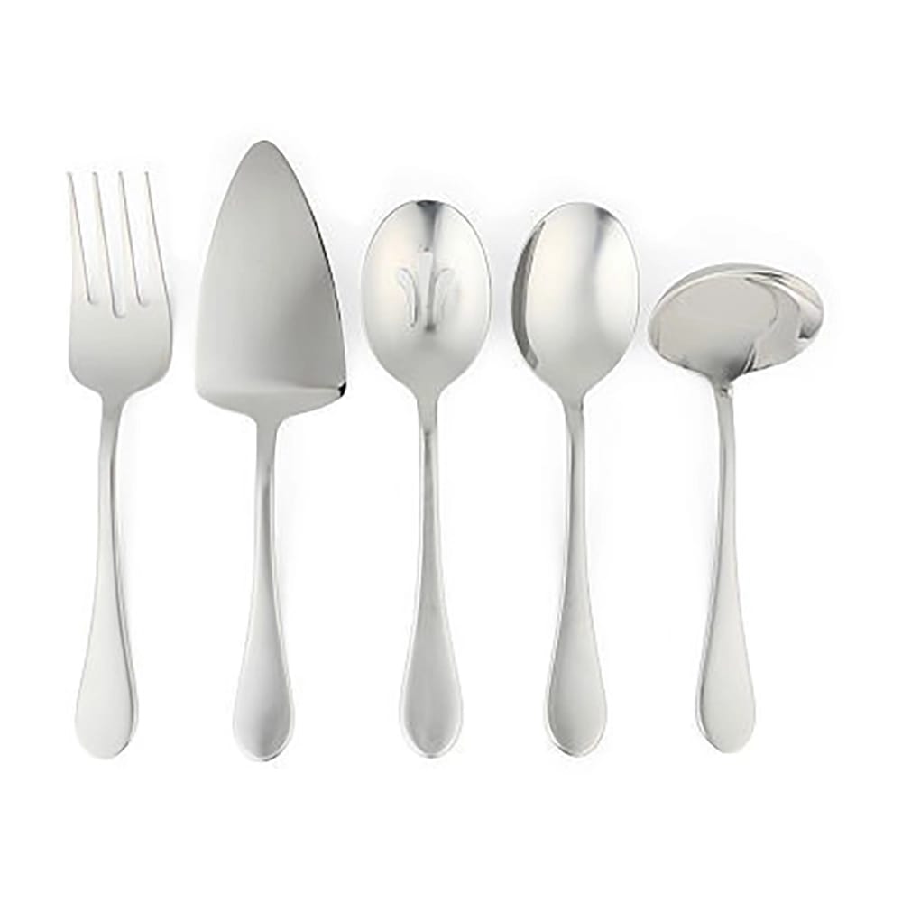 Martha Stewart Stainless Steel Alness 5-Piece Hostess Set