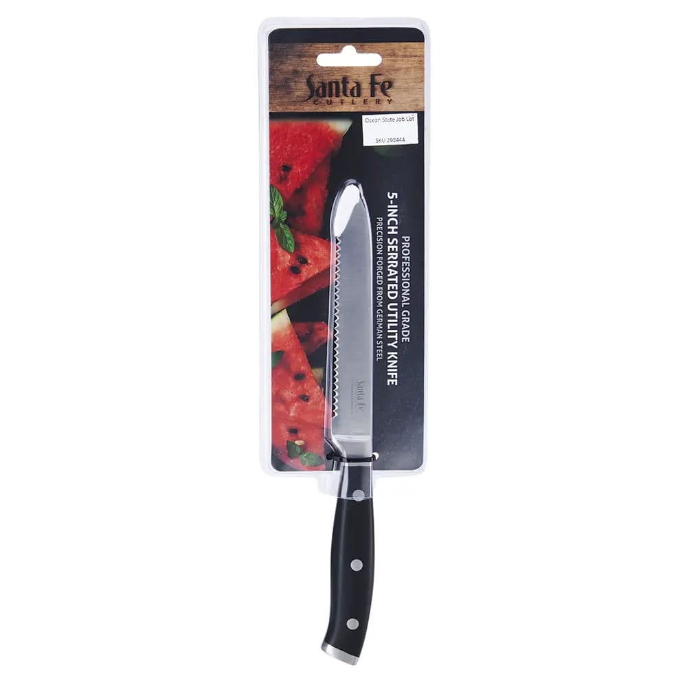 Santa Fe Professional Grade 5-Inch Serrated Utility Knife