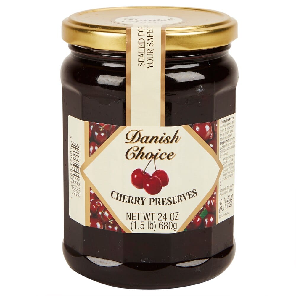 Danish Choice Cherry Preserve, 24 oz