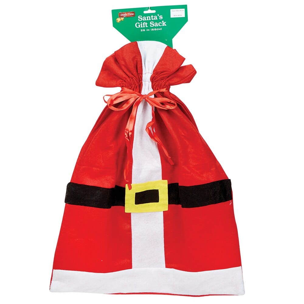 Jingle Time 26" Santa's Gift Sack