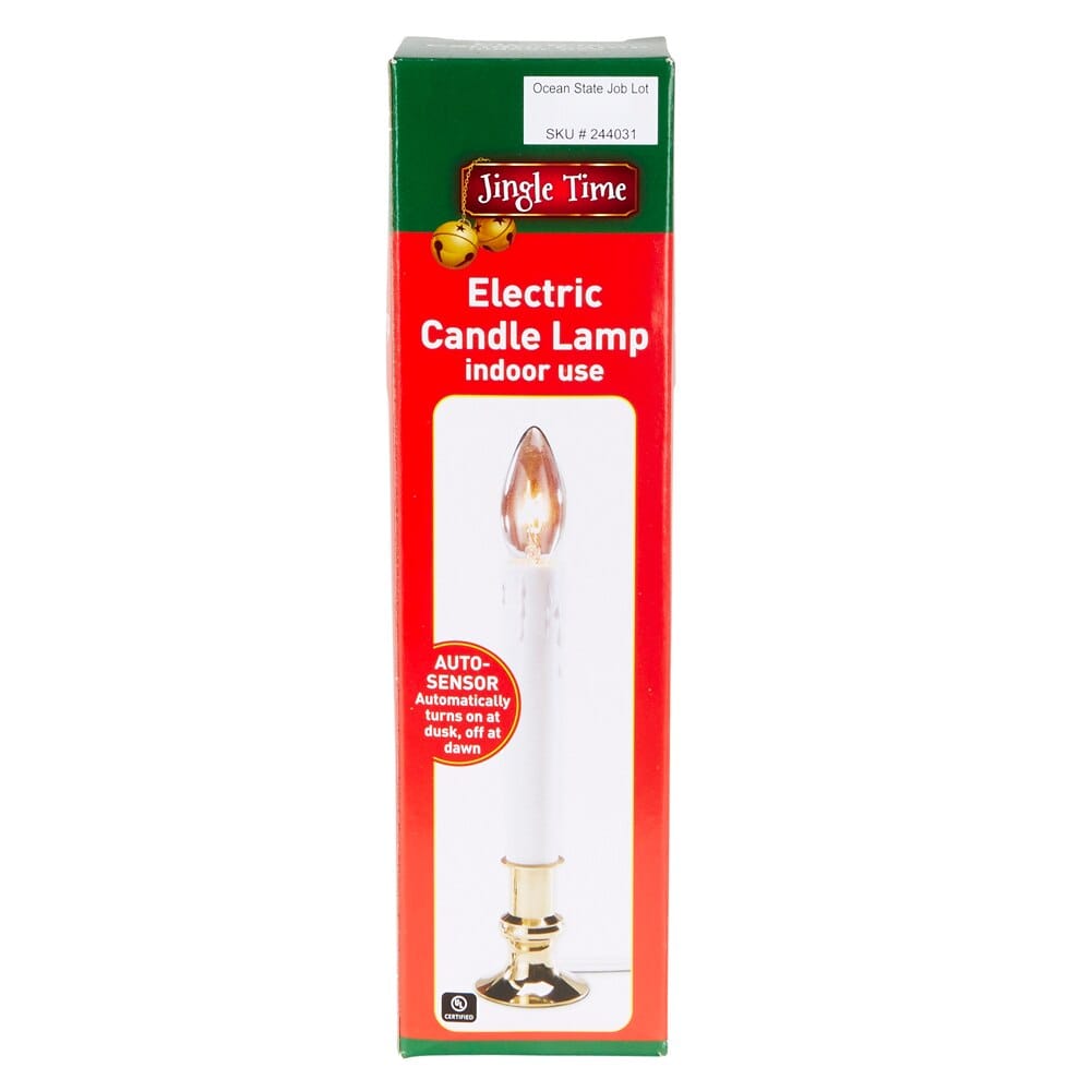 Jingle Time Electric Candle Lamp