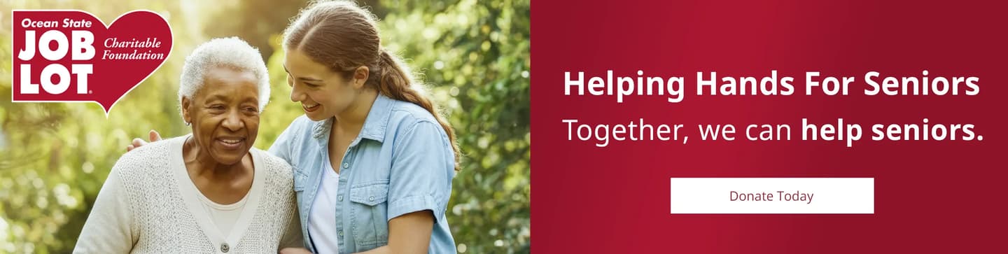 Helping hands for seniors. [Donate Now]