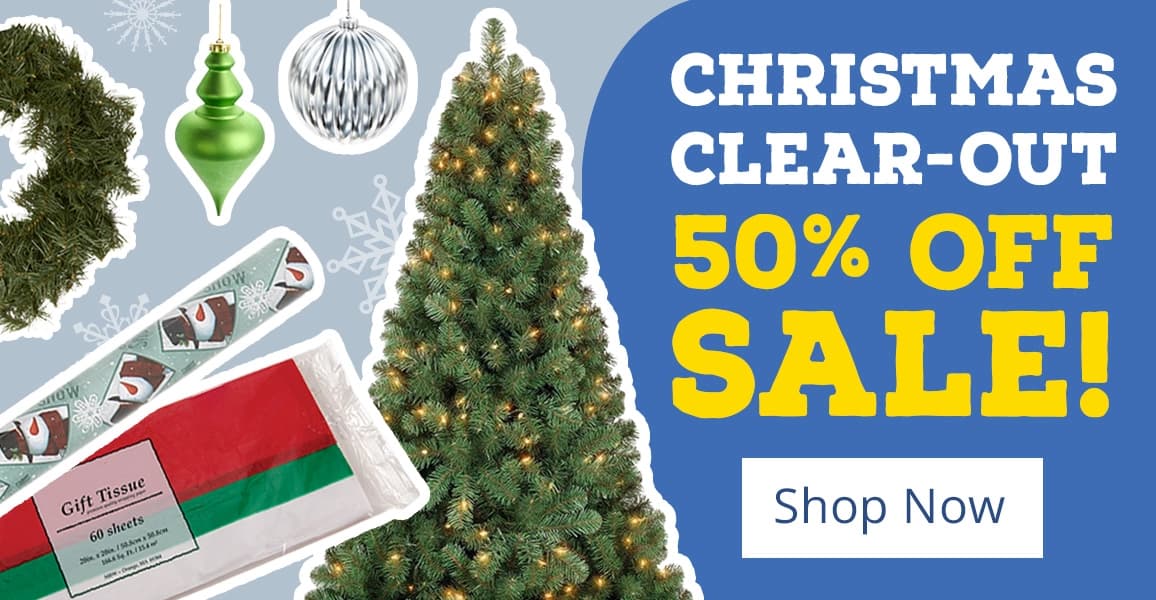 Christmas Clear-Out, 50% off sale! [Shop Now]