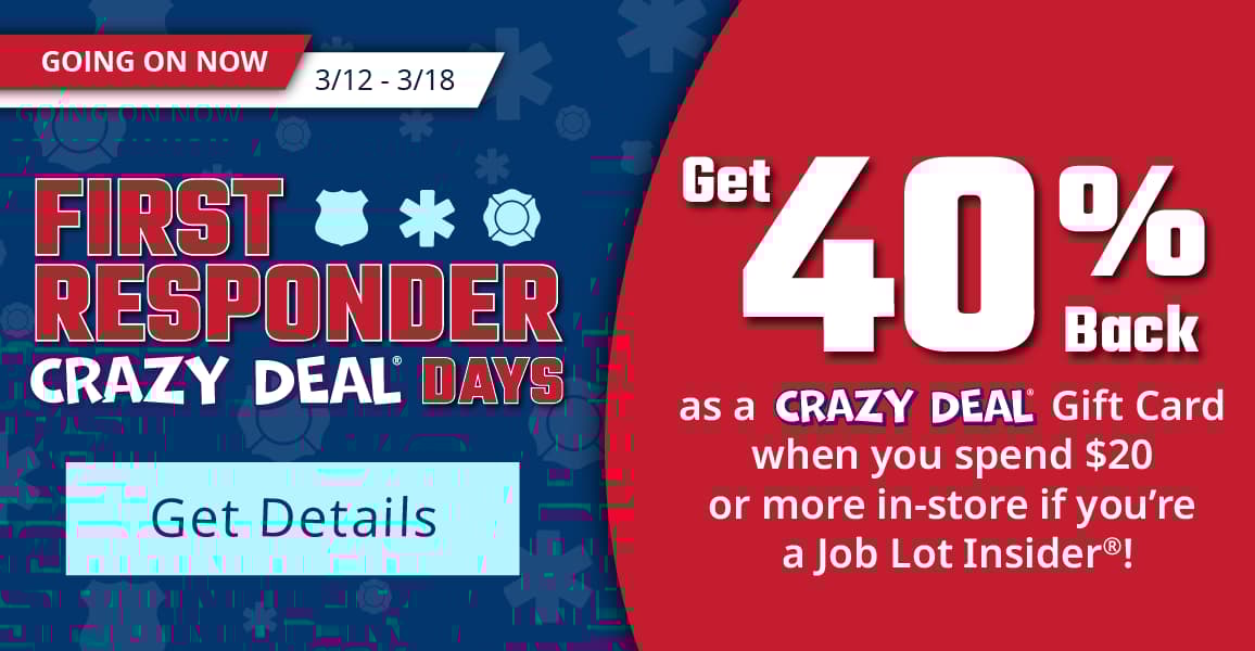 First responder crazy deal days, Get Details