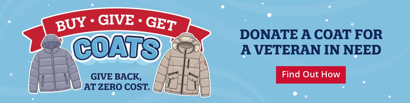 Donate a coat for a veteran in need [Find out How]