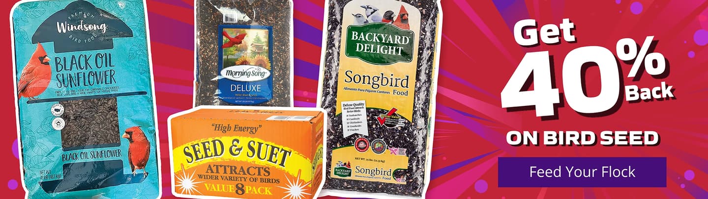 40% back on bird seed
