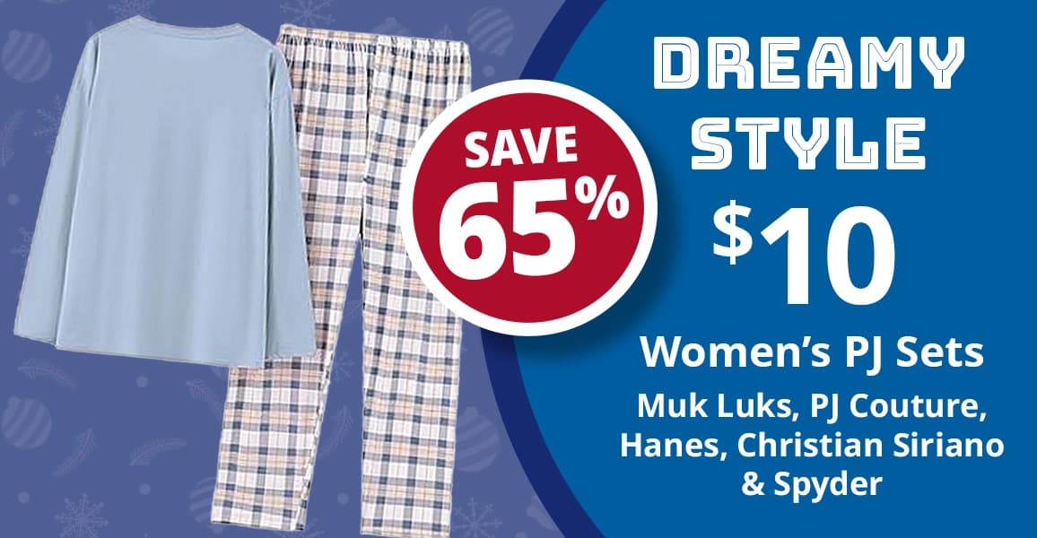 Women's PJ Sets, $10.00