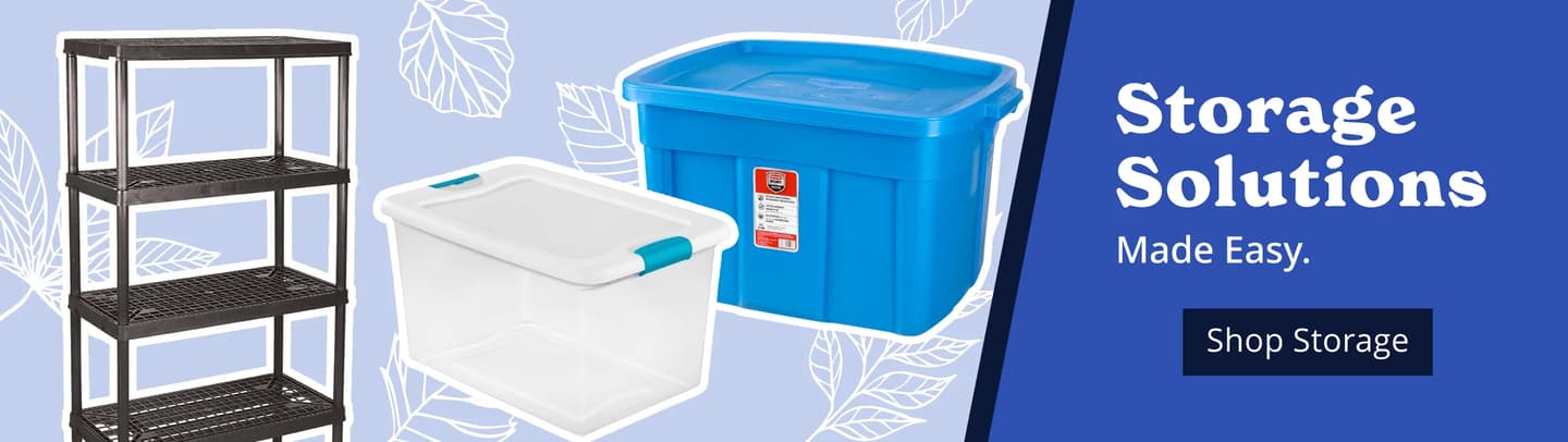 Storage Solutions Made Easy. [Shop Storage]
