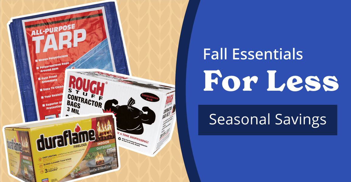Fall Essentials For Less. [Seasonal Savings]