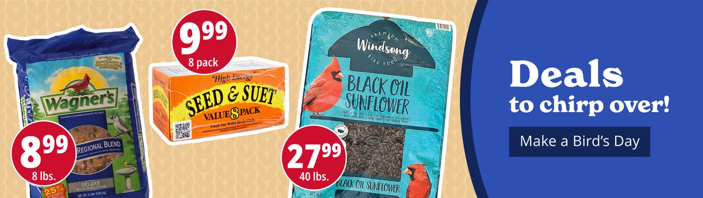 Deals to Chirp Over. [Make a Bird's Day]