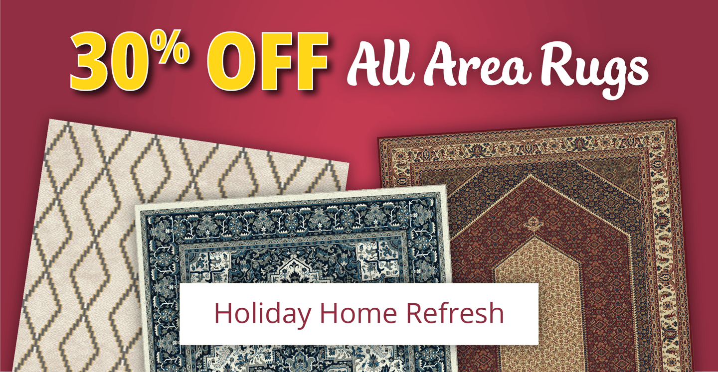 30% off all area rugs!