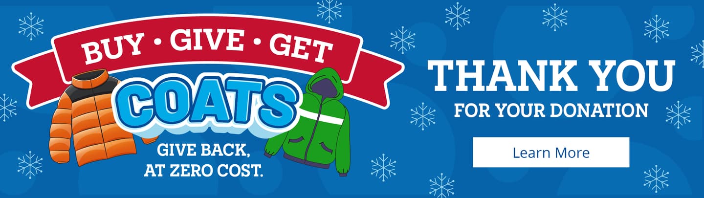 Buy give get toys program. Click to learn more