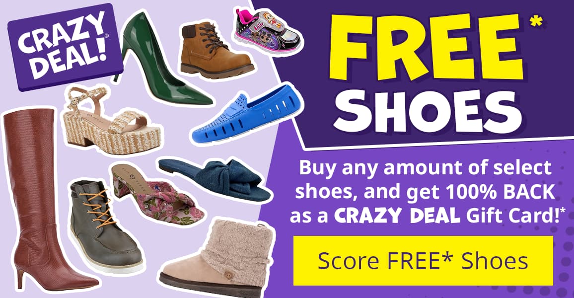 Score free shoes!